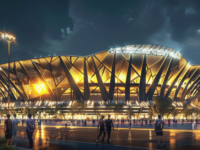 Banner bóng đá hiện đại